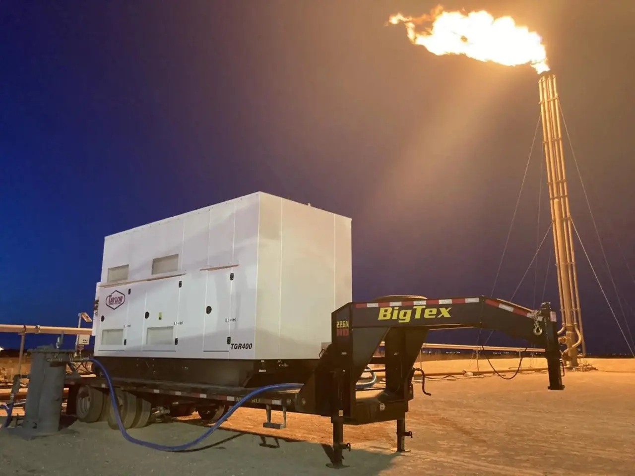 Sistema modular de generación a gas